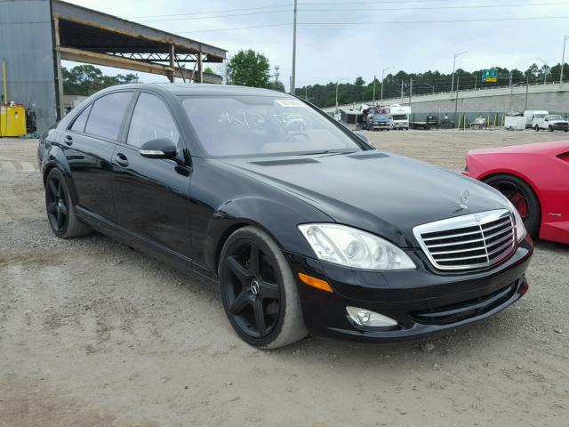 WDDNG71X87A046014 - 2007 MERCEDES-BENZ S 550 BLACK photo 1