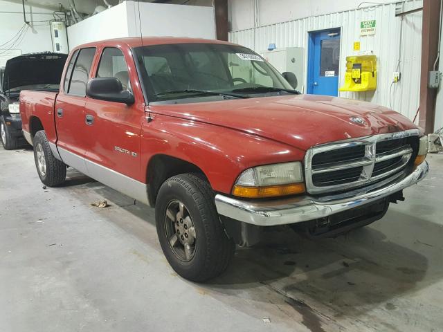 1B7GL2AN91S178409 - 2001 DODGE DAKOTA QUA RED photo 1