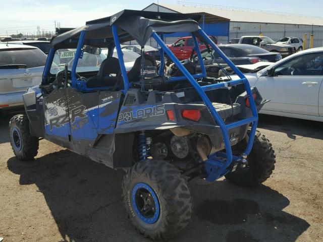 4XAXT9EA7DB151964 - 2013 POLARIS RZR 4 900 BLUE photo 3