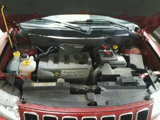 1C4NJCBB9CD636335 - 2012 JEEP COMPASS SP RED photo 7