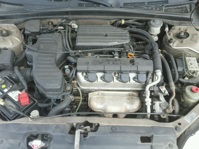 2HGES26771H508612 - 2001 HONDA CIVIC EX TAN photo 7