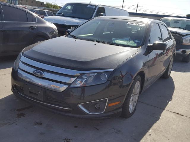 3FADP0L3XAR146528 - 2010 FORD FUSION HYB BLACK photo 2