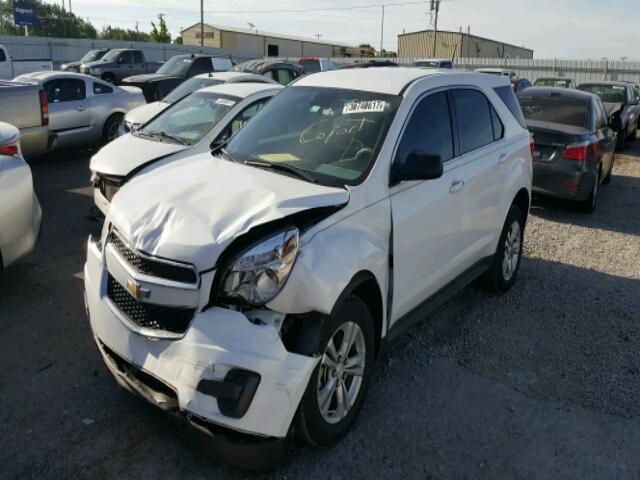 2GNALAEK9F6104571 - 2015 CHEVROLET EQUINOX LS WHITE photo 2