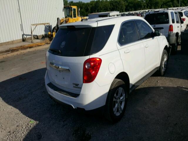 2GNALAEK9F6104571 - 2015 CHEVROLET EQUINOX LS WHITE photo 4