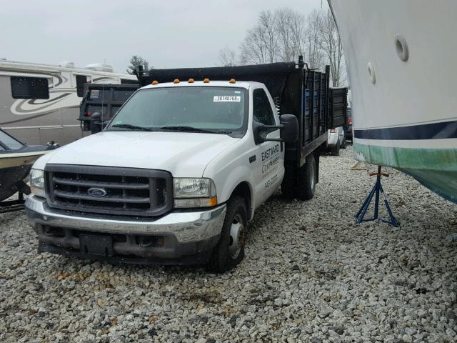 1FDWF36L04EC07777 - 2004 FORD F350 SUPER WHITE photo 2