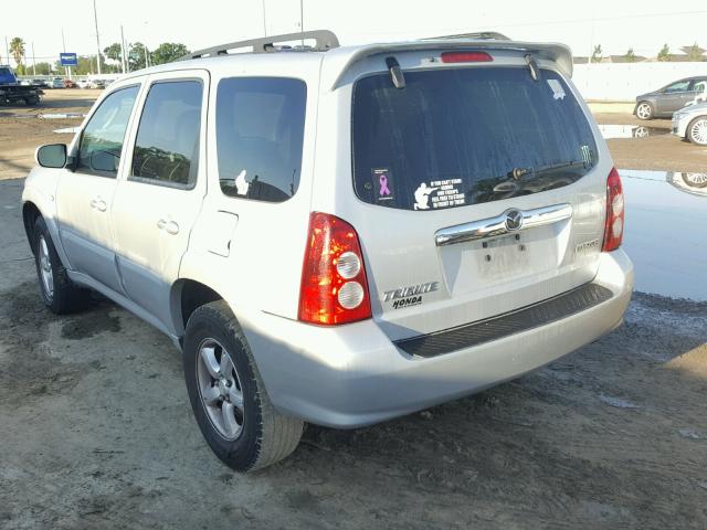 4F2YZ04166KM19625 - 2006 MAZDA TRIBUTE S SILVER photo 3