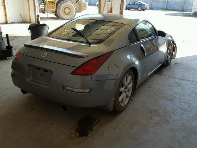 JN1AZ34D63T116186 - 2003 NISSAN 350Z COUPE SILVER photo 4