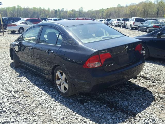 2HGFA16938H308064 - 2008 HONDA CIVIC EXL 黑色 照片 3