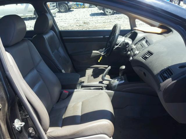 2HGFA16938H308064 - 2008 HONDA CIVIC EXL 黑色 照片 5