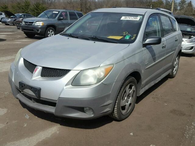 5Y2SL62854Z454509 - 2004 PONTIAC VIBE SILVER photo 2