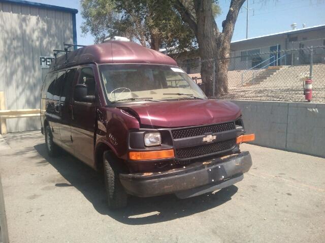 1GCFH15T051225628 - 2005 CHEVROLET EXPRESS G1 BURGUNDY photo 1