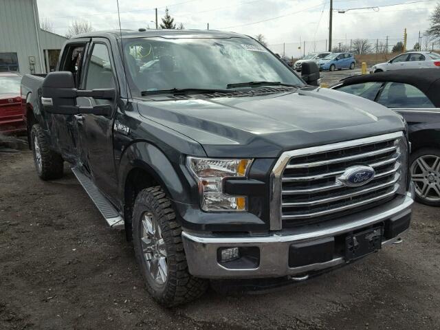 1FTFW1EF7FKE91966 - 2015 FORD F150 SUPER GRAY photo 1