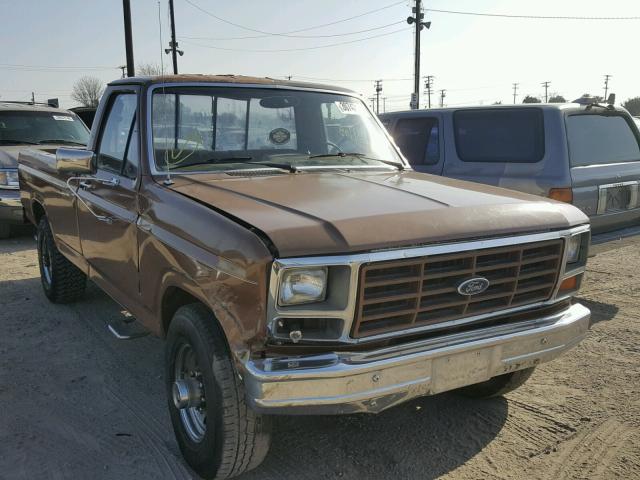 1FTHF2511GPA04753 - 1986 FORD F250 BROWN photo 1