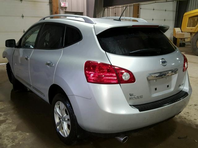 JN8AS5MV4CW365451 - 2012 NISSAN ROGUE S SILVER photo 3