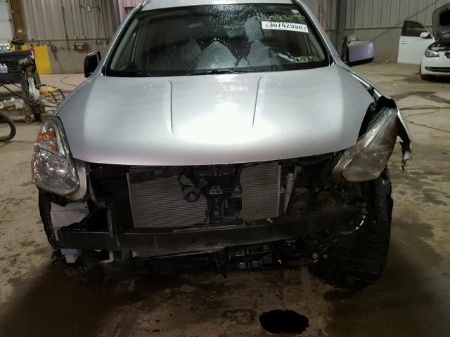 JN8AS5MV4CW365451 - 2012 NISSAN ROGUE S SILVER photo 9