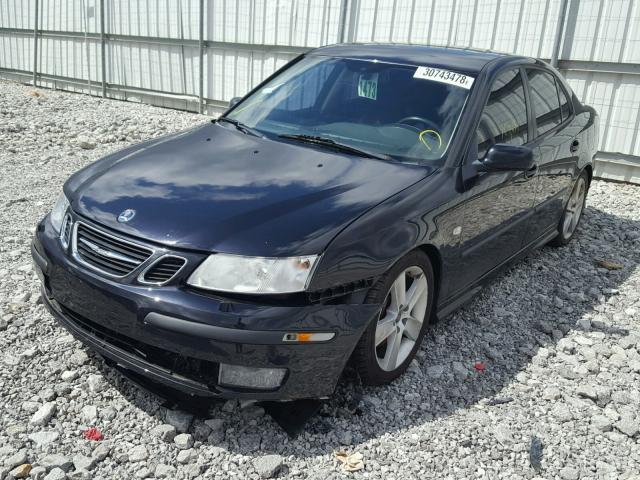 YS3FH41U371144215 - 2007 SAAB 9-3 AERO BLACK photo 2