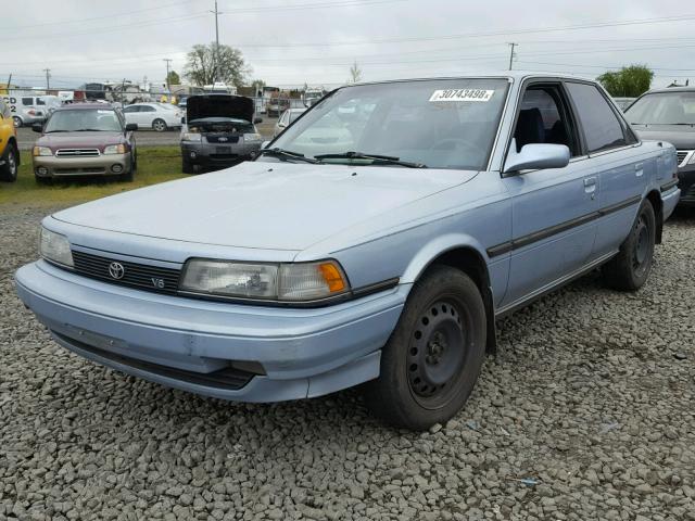 4T1VV22E3MU049120 - 1991 TOYOTA CAMRY LE BLUE photo 2