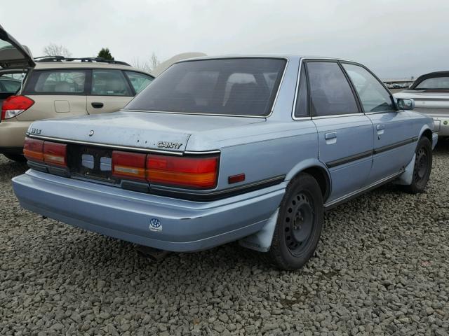 4T1VV22E3MU049120 - 1991 TOYOTA CAMRY LE BLUE photo 4