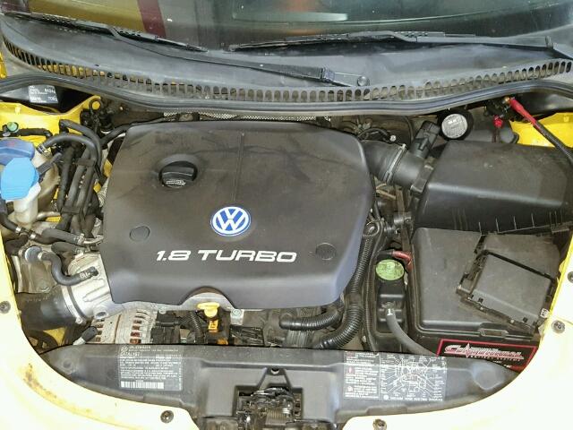 3VWCD21C4YM487053 - 2000 VOLKSWAGEN NEW BEETLE 黄色 照片 7