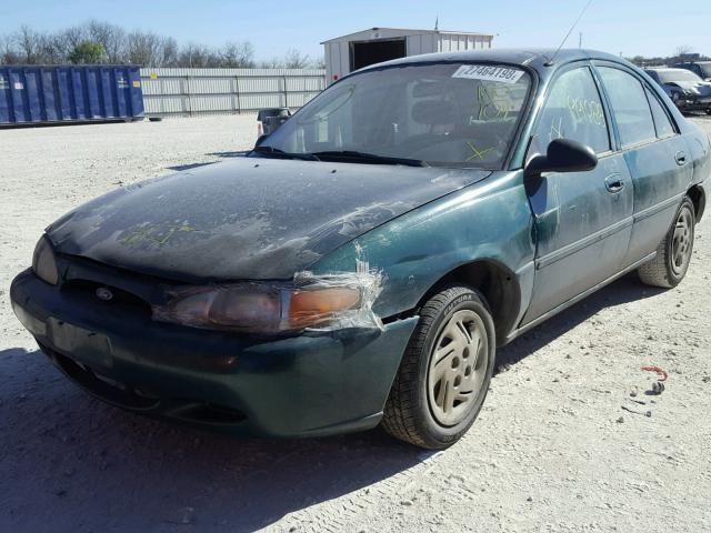 1FAFP10PXXW180707 - 1999 FORD ESCORT LX GREEN photo 2