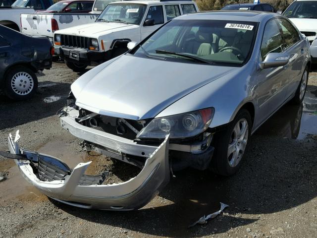 JH4KB16577C000712 - 2007 ACURA RL SILVER photo 2