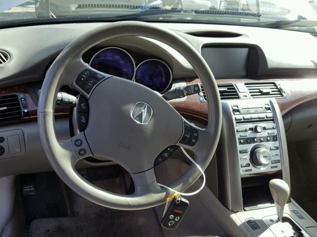 JH4KB16577C000712 - 2007 ACURA RL SILVER photo 9