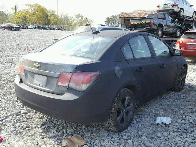 1G1PE5SB4F7144347 - 2015 CHEVROLET CRUZE LT BLACK photo 4