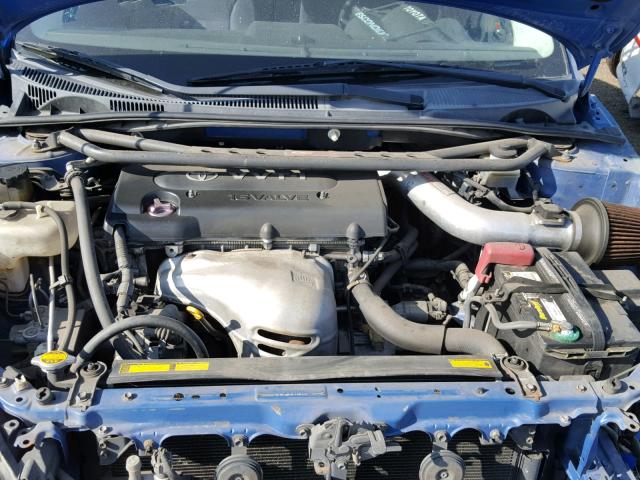 JTKDE167560127387 - 2006 TOYOTA SCION TC BLUE photo 7