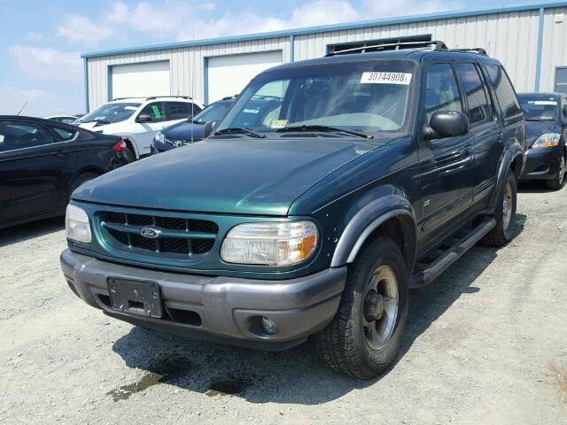 1FMZU73E4YZB48425 - 2000 FORD EXPLORER X GREEN photo 2