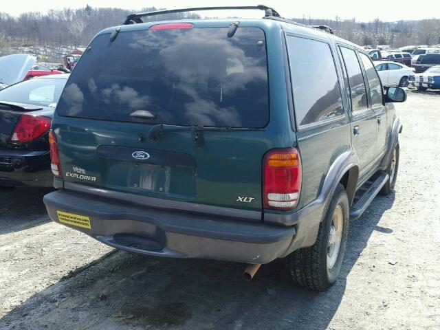 1FMZU73E4YZB48425 - 2000 FORD EXPLORER X GREEN photo 4