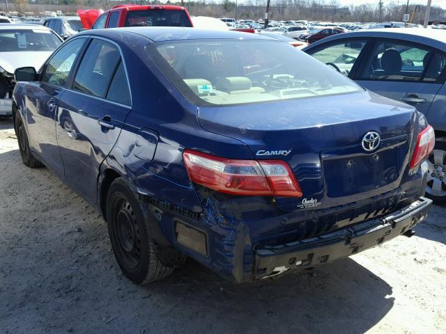 4T1BE46K77U007939 - 2007 TOYOTA CAMRY NEW BLUE photo 3