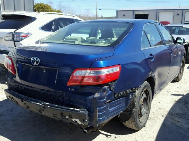 4T1BE46K77U007939 - 2007 TOYOTA CAMRY NEW BLUE photo 4