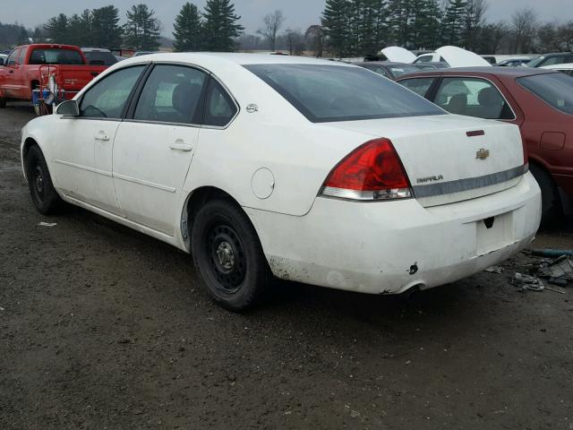 2G1WS581269329434 - 2006 CHEVROLET IMPALA POL WHITE photo 3