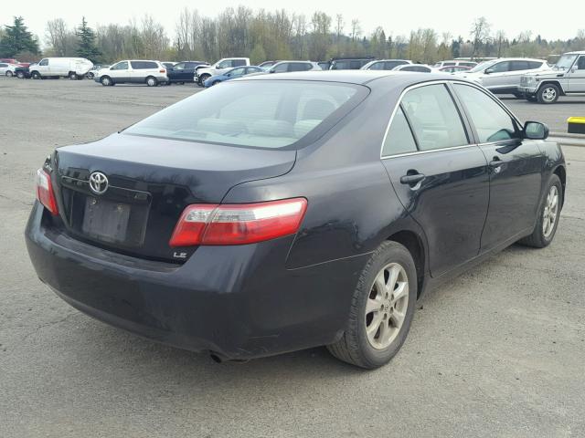 4T1BE46K67U165883 - 2007 TOYOTA CAMRY NEW BLACK photo 4