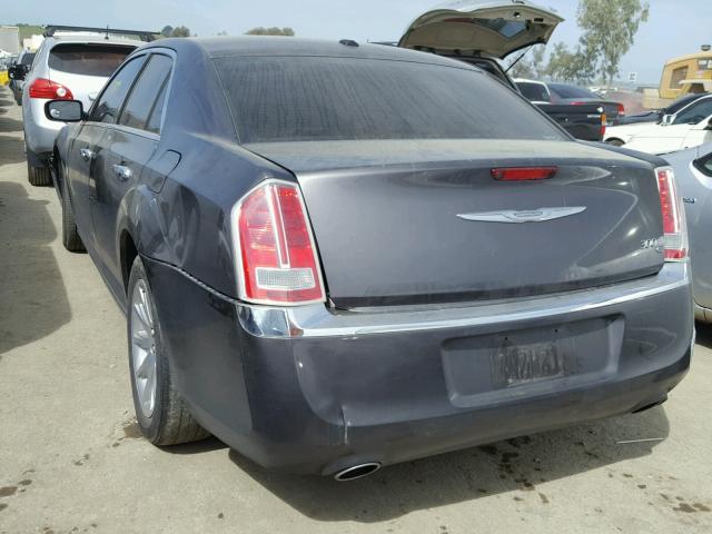 2C3CCAET4EH118203 - 2014 CHRYSLER 300C CHARCOAL photo 3