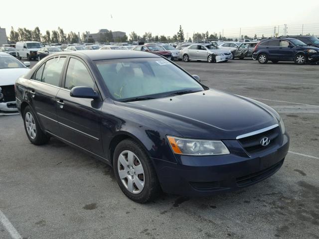 5NPET46C57H229521 - 2007 HYUNDAI SONATA GLS BLUE photo 1