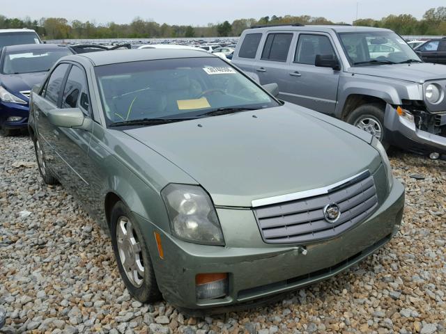 1G6DM577440104358 - 2004 CADILLAC CTS GREEN photo 1