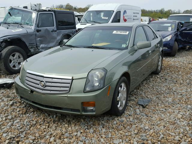 1G6DM577440104358 - 2004 CADILLAC CTS GREEN photo 2