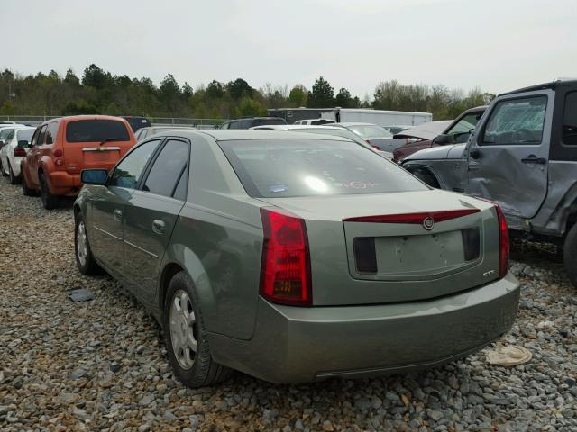 1G6DM577440104358 - 2004 CADILLAC CTS GREEN photo 3