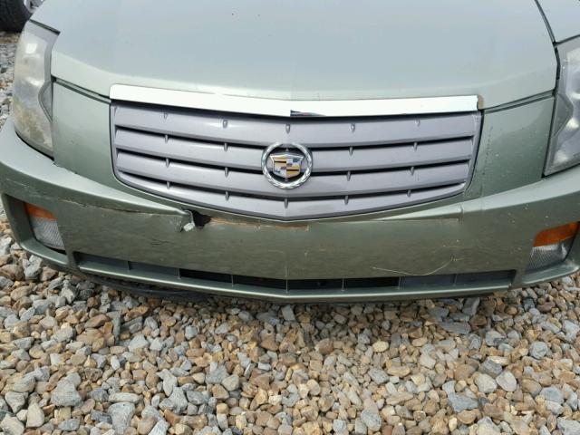 1G6DM577440104358 - 2004 CADILLAC CTS GREEN photo 9