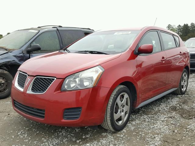 5Y2SP67869Z450585 - 2009 PONTIAC VIBE RED photo 2