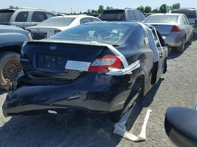 2HGFG11928H002804 - 2008 HONDA CIVIC EXL შავი ფოტო 4