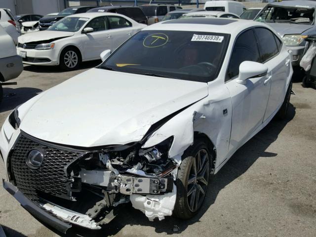 JTHBA1D20H5054659 - 2017 LEXUS IS 200T WHITE photo 2