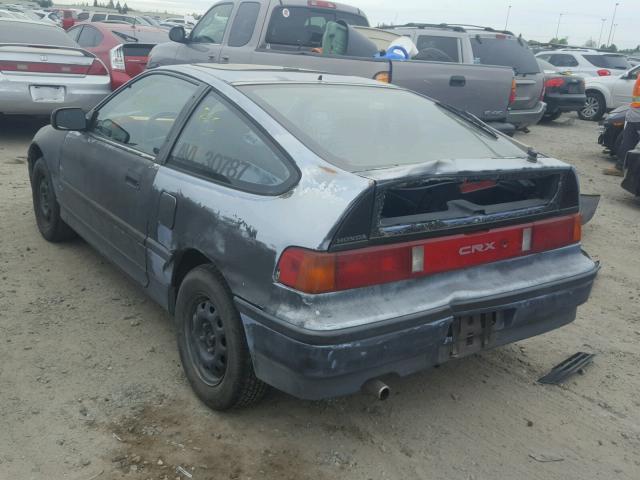 JHMED8451KS021329 - 1989 HONDA CIVIC CRX BLUE photo 3