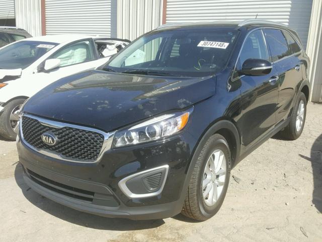 5XYPG4A36GG078622 - 2016 KIA SORENTO LX BLACK photo 2