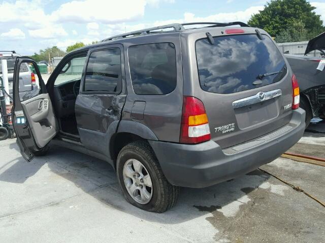 4F2YU071X2KM00208 - 2002 MAZDA TRIBUTE DX 石墨色 照片 3