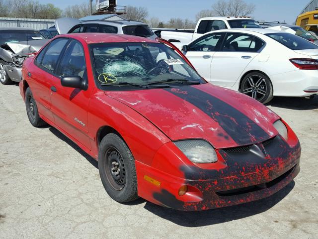 1G2JB524117161420 - 2001 PONTIAC SUNFIRE SE RED photo 1