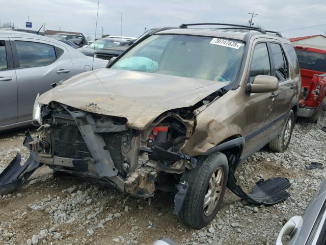 SHSRD78813U103523 - 2003 HONDA CR-V EX BROWN photo 2