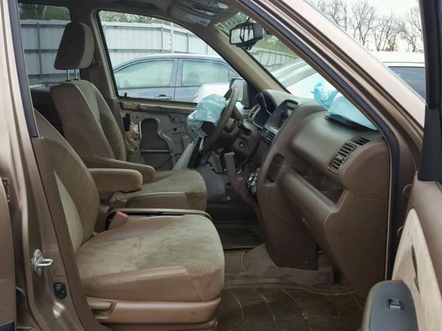 SHSRD78813U103523 - 2003 HONDA CR-V EX BROWN photo 5