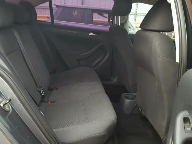 3VW2K7AJ3CM353480 - 2012 VOLKSWAGEN JETTA BASE გრაფიტი ფოტო 6